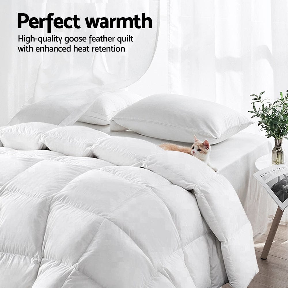 Giselle Home & Garden > Bedding > Quilts & Duvets Giselle Bedding 500GSM Goose Down Feather Quilt Queen