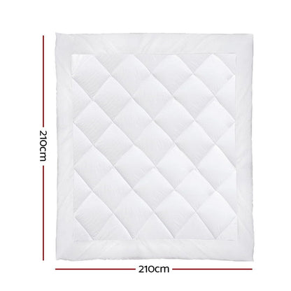 Giselle Home & Garden > Bedding > Quilts & Duvets Giselle Bedding 700GSM Microfibre Bamboo Quilt Queen