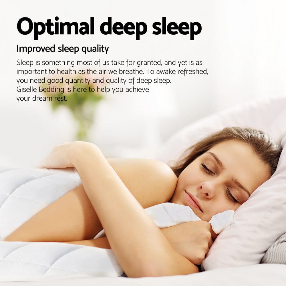 Giselle Home & Garden > Bedding > Quilts & Duvets Giselle Bedding 800GSM Goose Down Feather Quilt Winter Blanket Duvet Comforter Single