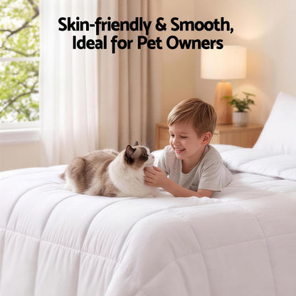 Giselle Home & Garden > Bedding > Quilts & Duvets Giselle Bedding King Quilt, 200GSM Summer Duck Down Feather Doona Insert