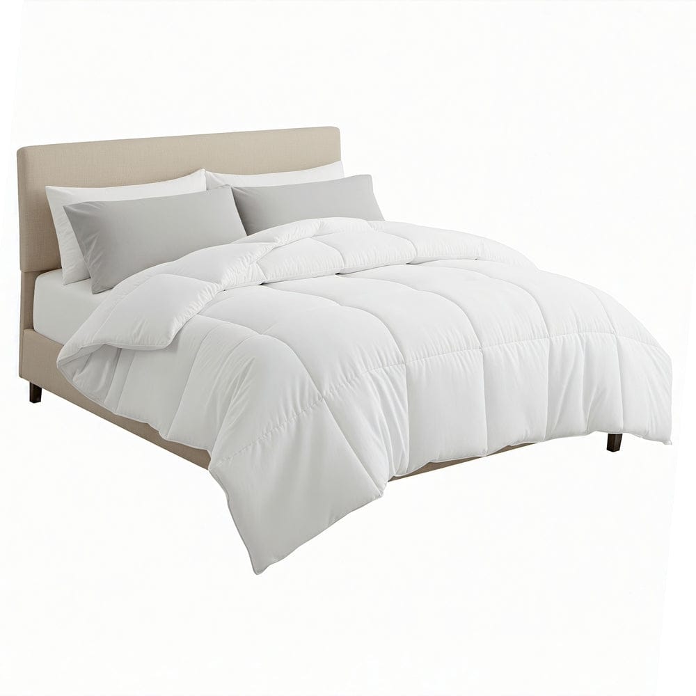 Giselle Home & Garden > Bedding > Quilts & Duvets Giselle Bedding King Size 400GSM Microfiber Quilt All Season Duvet Quilts Comforter Winter Summer