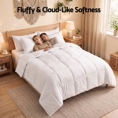 Giselle Home & Garden > Bedding > Quilts & Duvets Giselle Bedding Queen Quilt, 200GSM Summer Duck Down Feather Doona Insert