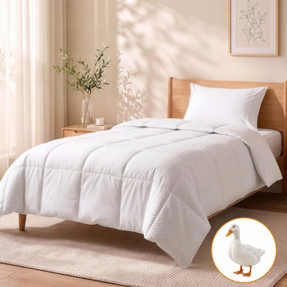 Giselle Home & Garden > Bedding > Quilts & Duvets Giselle Bedding Single Quilt, 200GSM Summer Duck Down Feather Doona Insert