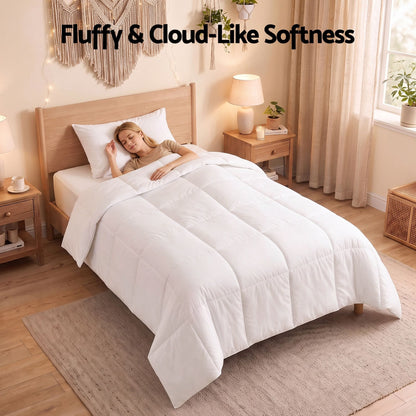 Giselle Home & Garden > Bedding > Quilts & Duvets Giselle Bedding Single Quilt, 200GSM Summer Duck Down Feather Doona Insert