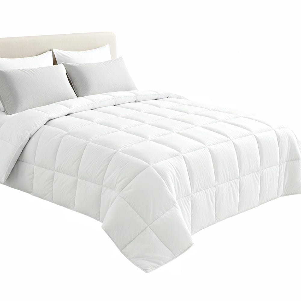 Giselle Home & Garden > Bedding > Quilts & Duvets Giselle Bedding Super King Size 400GSM Microfiber Quilt All Season Duvet Quilts Comforter Winter Summer