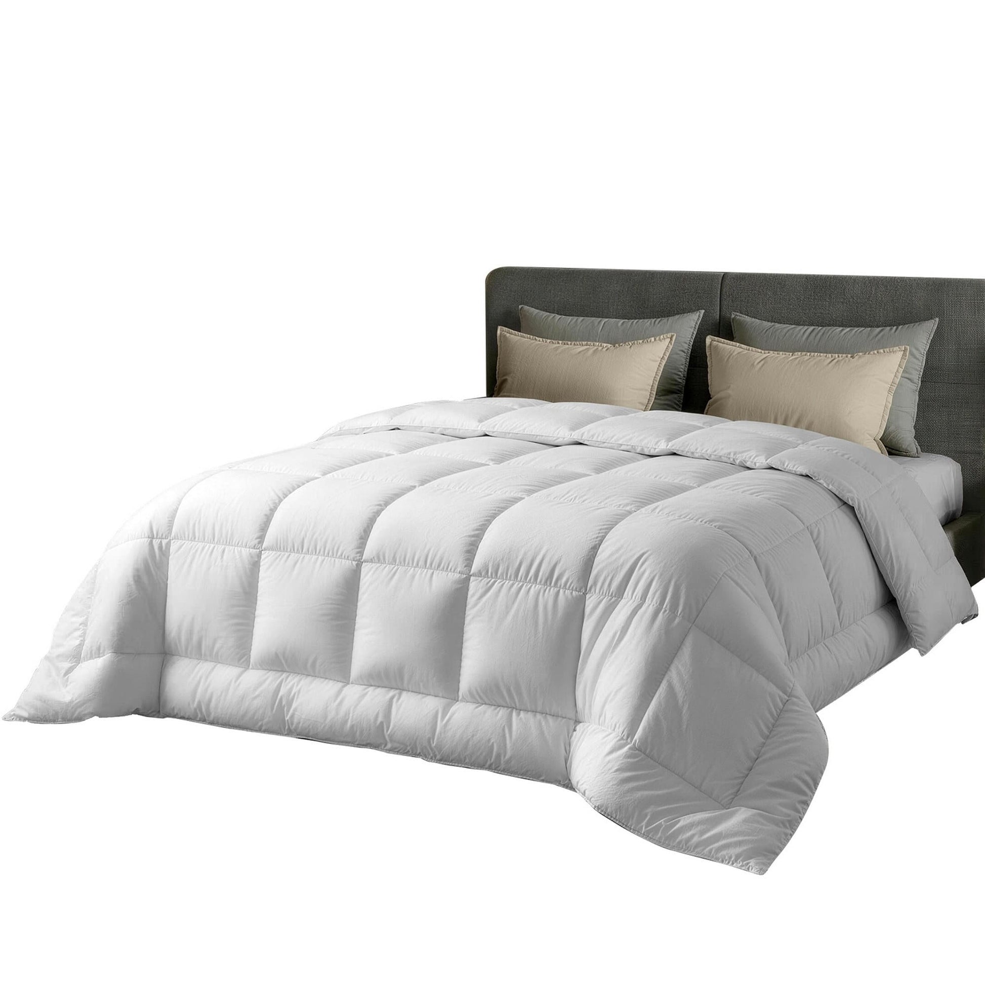 Giselle Home & Garden > Bedding > Quilts & Duvets Giselle Bedding Wool Quilt 500GSM Thick Queen Winter Doona Baffle Box Construction 100% Wool Filling