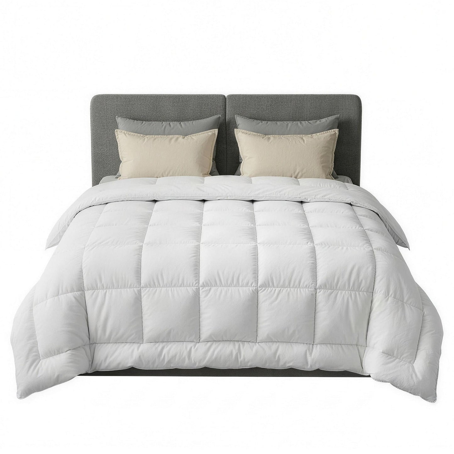 Giselle Home & Garden > Bedding > Quilts & Duvets Giselle Bedding Wool Quilt 500GSM Thick Queen Winter Doona Baffle Box Construction 100% Wool Filling