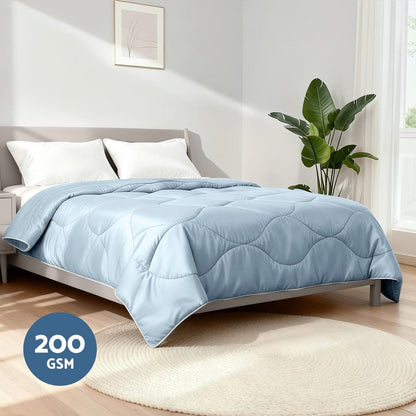 Giselle Home & Garden > Bedding > Quilts & Duvets Giselle Tencel Quilt 200GSM Summer Quilts Comforter Doona Light Weight Soft Throw Blanket Double