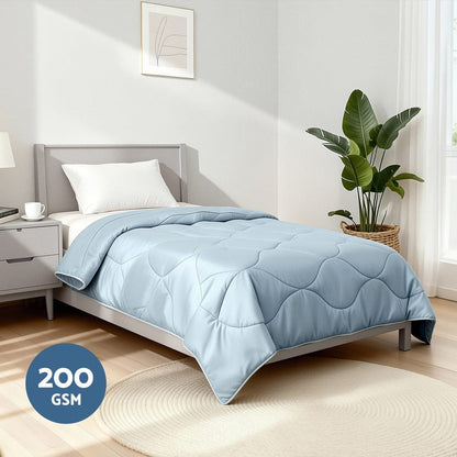 Giselle Home & Garden > Bedding > Quilts & Duvets Giselle Tencel Quilt 200GSM Summer Quilts Comforter Doona Light Weight Soft Throw Blanket Single