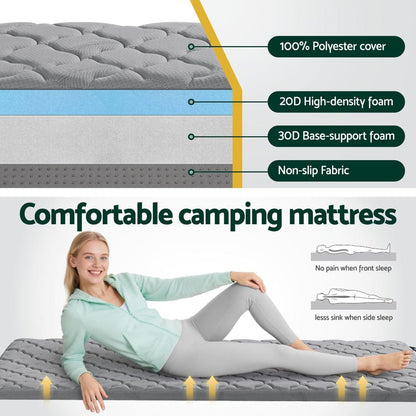 Giselle Outdoor Recreation > Camping > Inflatable Mattresses Giselle Bedding Single Foldable Mattress Camping Mat