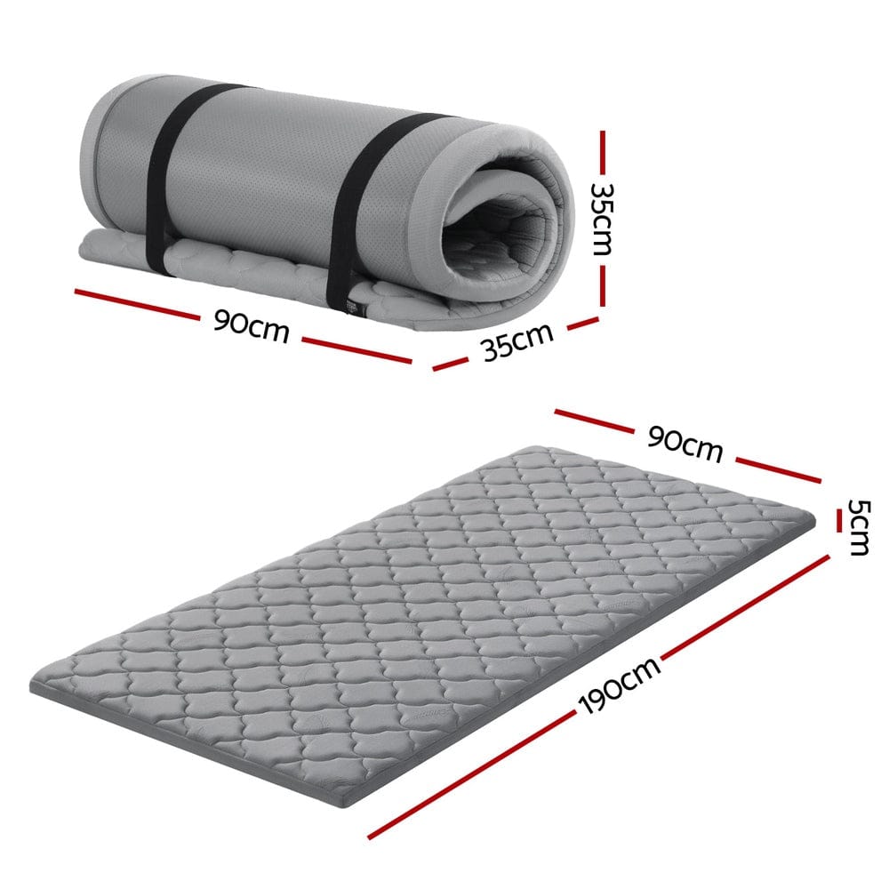 Giselle Outdoor Recreation > Camping > Inflatable Mattresses Giselle Bedding Single Foldable Mattress Camping Mat