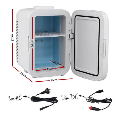 Glacio Appliances > Fridges & Freezers > Fridges Glacio Mini Fridge Portable 13L White Electric Cooler Warmer 12V 220V