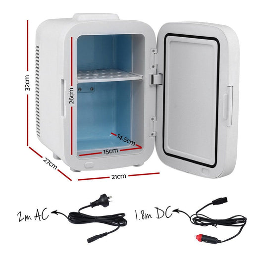Glacio Appliances > Fridges & Freezers > Fridges Glacio Mini Fridge Portable 13L White Electric Cooler Warmer 12V 220V