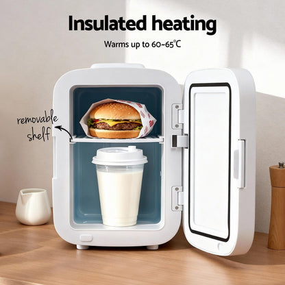 Glacio Appliances > Fridges & Freezers > Fridges Glacio Mini Fridge Portable White Electric Cooler Warmer 12V 220V