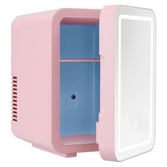 Glacio Appliances > Fridges & Freezers > Fridges Glacio Mini Fridge Skincare Beauty Cooler Warmer LED Mirror 12V 220V Pink 4L