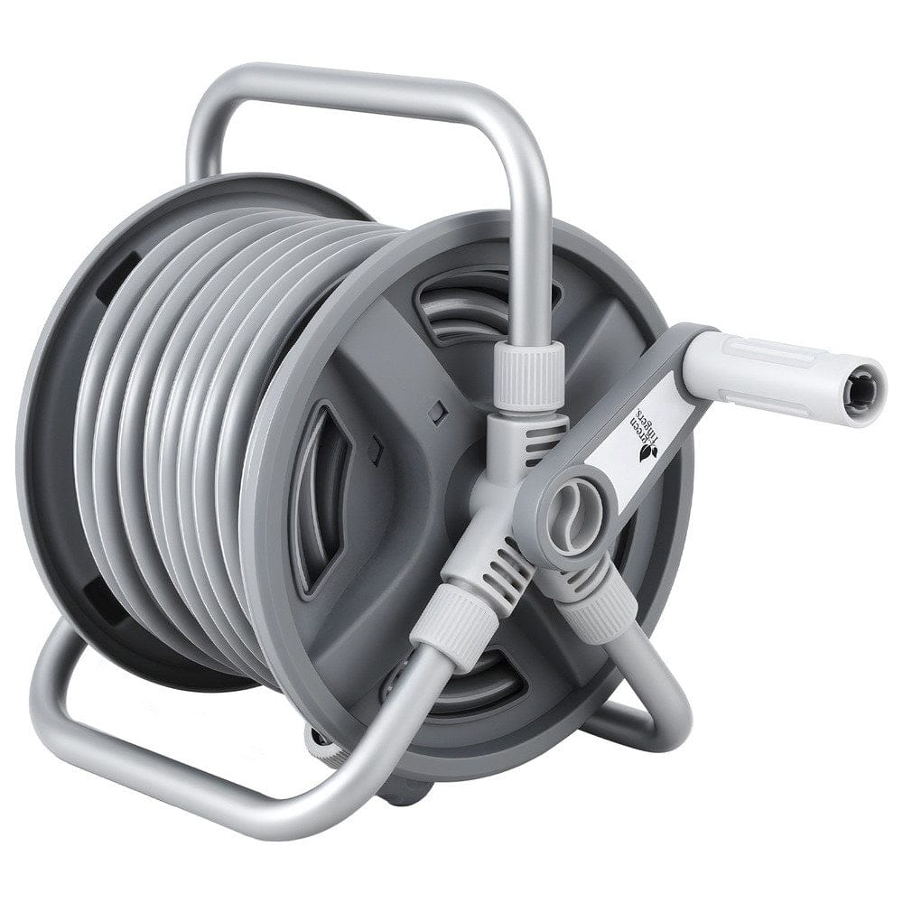 Green Fingers Home & Garden > Garden Tools > Garden Hoses Green Fingers 20m Retractable Garden Hose Reel Heavy Duty 1/2" Hose Auto Rewind