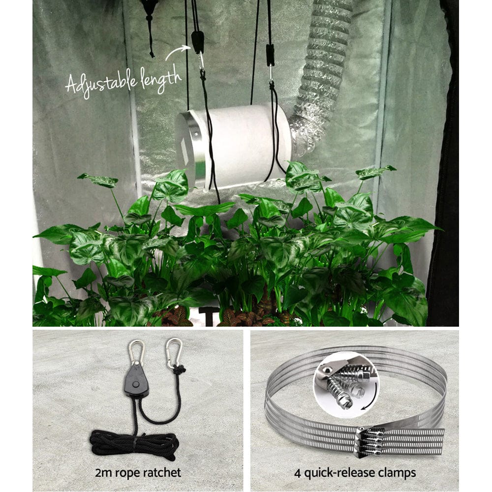 Green Fingers Home & Garden > Greenhouses > Greenhouses & Accessories Green Fingers 4"Ventilation Kit Fan Hydroponics Grow Tent Kit Carbon Filter Duct,Green Fingers 4"Ventilation Kit Fan Hydroponics Grow Tent Kit Carbon Filter Duct