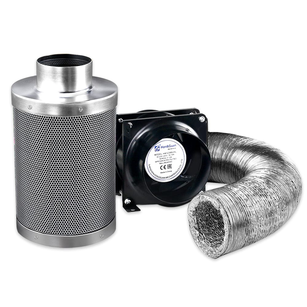 Green Fingers Home & Garden > Greenhouses > Greenhouses & Accessories Green Fingers 4"Ventilation Kit Fan Hydroponics Grow Tent Kit Carbon Filter Duct,Green Fingers 4"Ventilation Kit Fan Hydroponics Grow Tent Kit Carbon Filter Duct