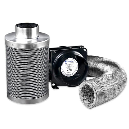 Green Fingers Home & Garden > Greenhouses > Greenhouses & Accessories Green Fingers 4"Ventilation Kit Fan Hydroponics Grow Tent Kit Carbon Filter Duct,Green Fingers 4"Ventilation Kit Fan Hydroponics Grow Tent Kit Carbon Filter Duct