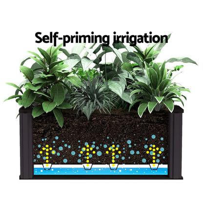 Green Fingers Home & Garden > Greenhouses > Greenhouses & Accessories Green Fingers Garden Bed 40x40x23cm PP Planter Box Raised Container Growing Herb