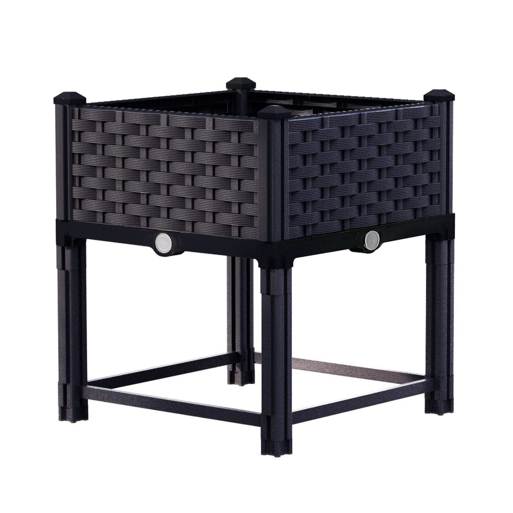 Green Fingers Home & Garden > Greenhouses > Greenhouses & Accessories Green Fingers Garden Bed 40x40x23cm PP Planter Box Raised Container Growing Herb