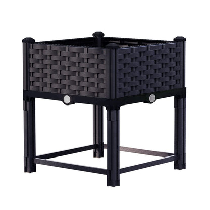 Green Fingers Home & Garden > Greenhouses > Greenhouses & Accessories Green Fingers Garden Bed 40x40x23cm PP Planter Box Raised Container Growing Herb