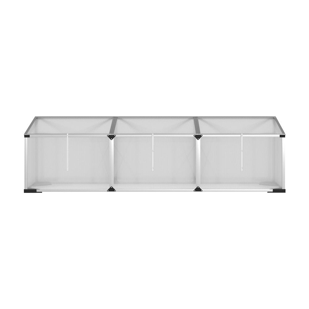 Green Fingers Home & Garden > Greenhouses > Greenhouses & Accessories Green Fingers Greenhouse 180x50x50CM Cold Frame Plant Grow Aluminium Polycarbonate Green House