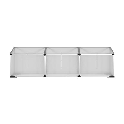 Green Fingers Home & Garden > Greenhouses > Greenhouses & Accessories Green Fingers Greenhouse 180x50x50CM Cold Frame Plant Grow Aluminium Polycarbonate Green House