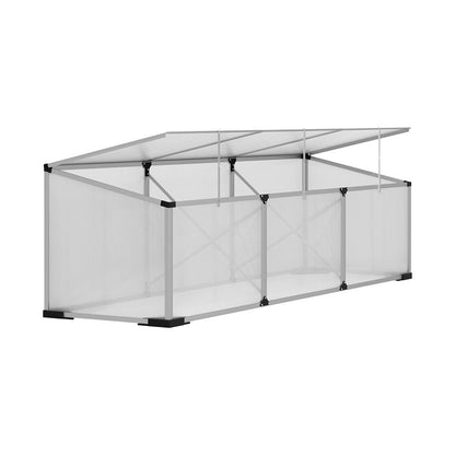 Green Fingers Home & Garden > Greenhouses > Greenhouses & Accessories Green Fingers Greenhouse 180x50x50CM Cold Frame Plant Grow Aluminium Polycarbonate Green House