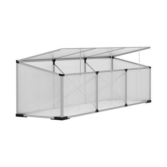 Green Fingers Home & Garden > Greenhouses > Greenhouses & Accessories Green Fingers Greenhouse 180x50x50CM Cold Frame Plant Grow Aluminium Polycarbonate Green House