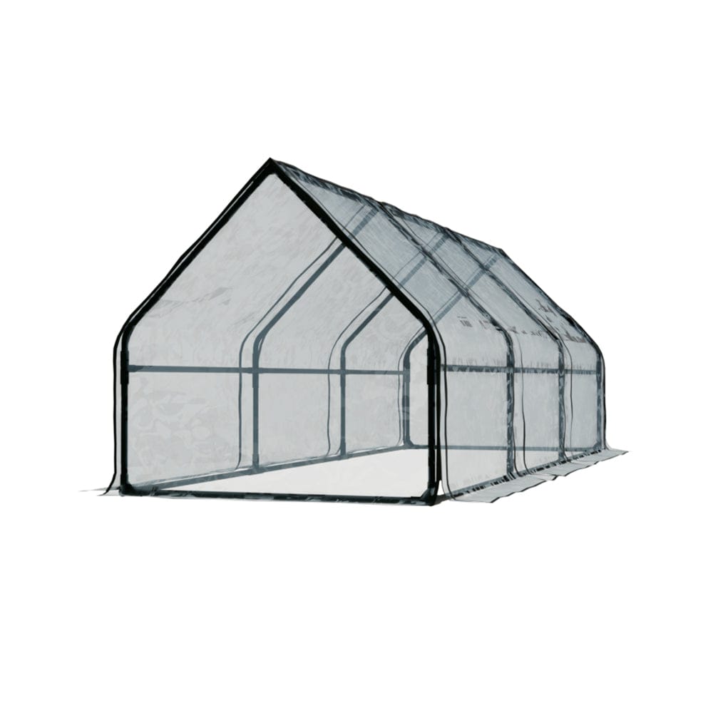 Green Fingers Home & Garden > Greenhouses > Greenhouses & Accessories Green Fingers Greenhouse 2.7x0.9x0.9M Mini Green House Raised Garden Bed Planter Box