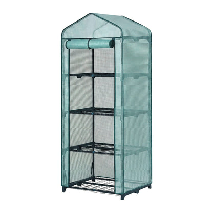 Green Fingers Home & Garden > Greenhouses > Greenhouses & Accessories Green Fingers Greenhouse 4 Tiers Mini Green House Garden Bed 1.6x0.7x0.5M