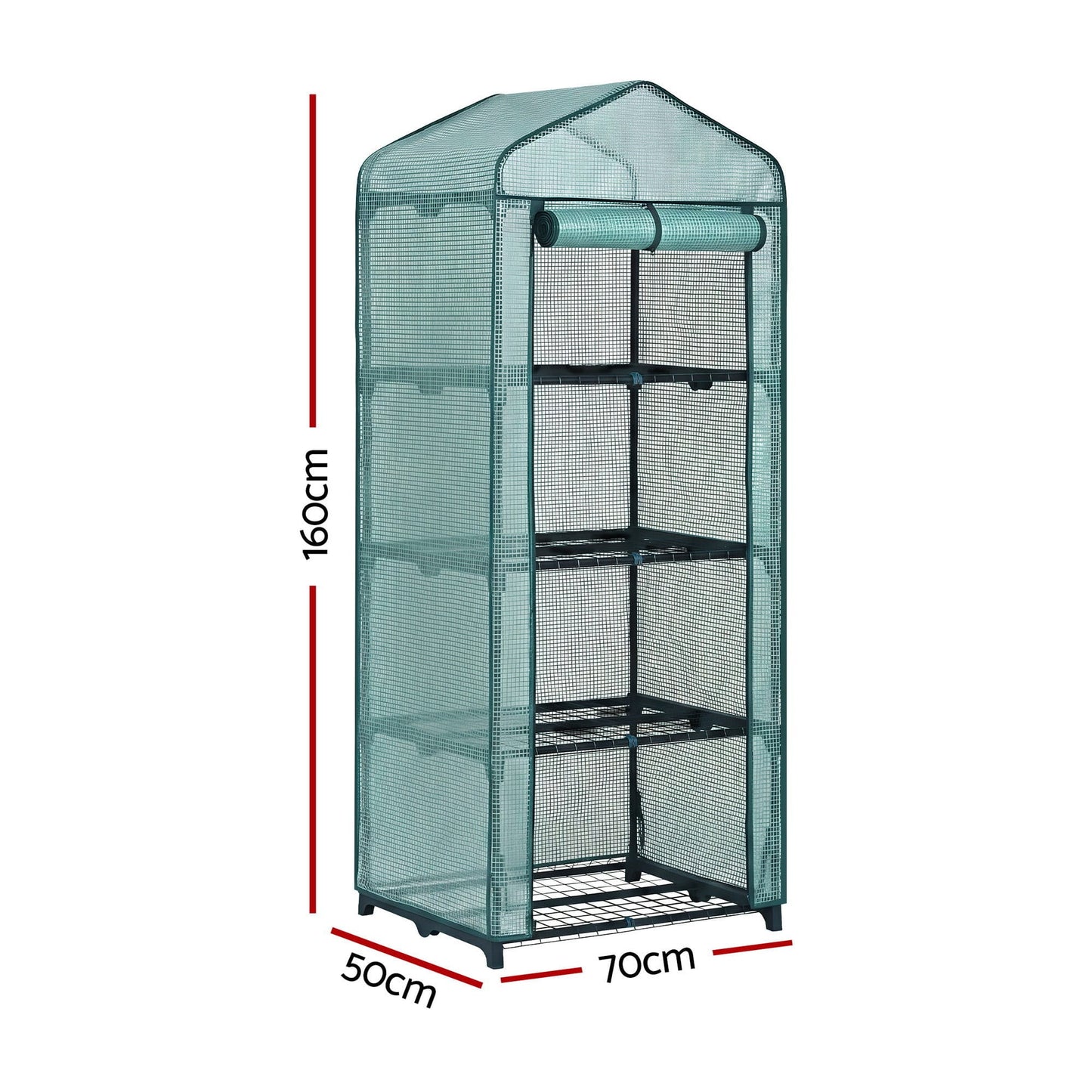 Green Fingers Home & Garden > Greenhouses > Greenhouses & Accessories Green Fingers Greenhouse 4 Tiers Mini Green House Garden Bed 1.6x0.7x0.5M