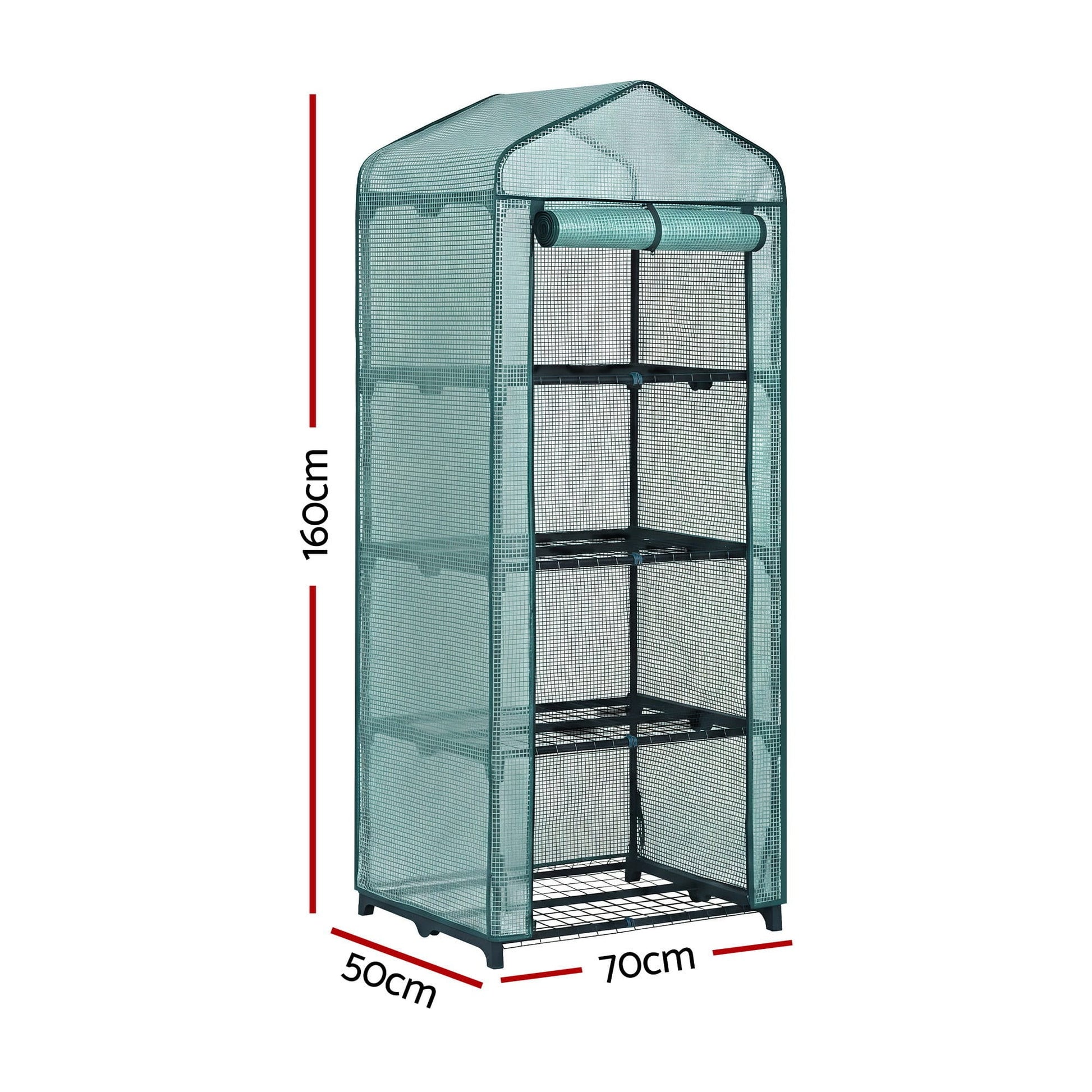 Green Fingers Home & Garden > Greenhouses > Greenhouses & Accessories Green Fingers Greenhouse 4 Tiers Mini Green House Garden Bed 1.6x0.7x0.5M