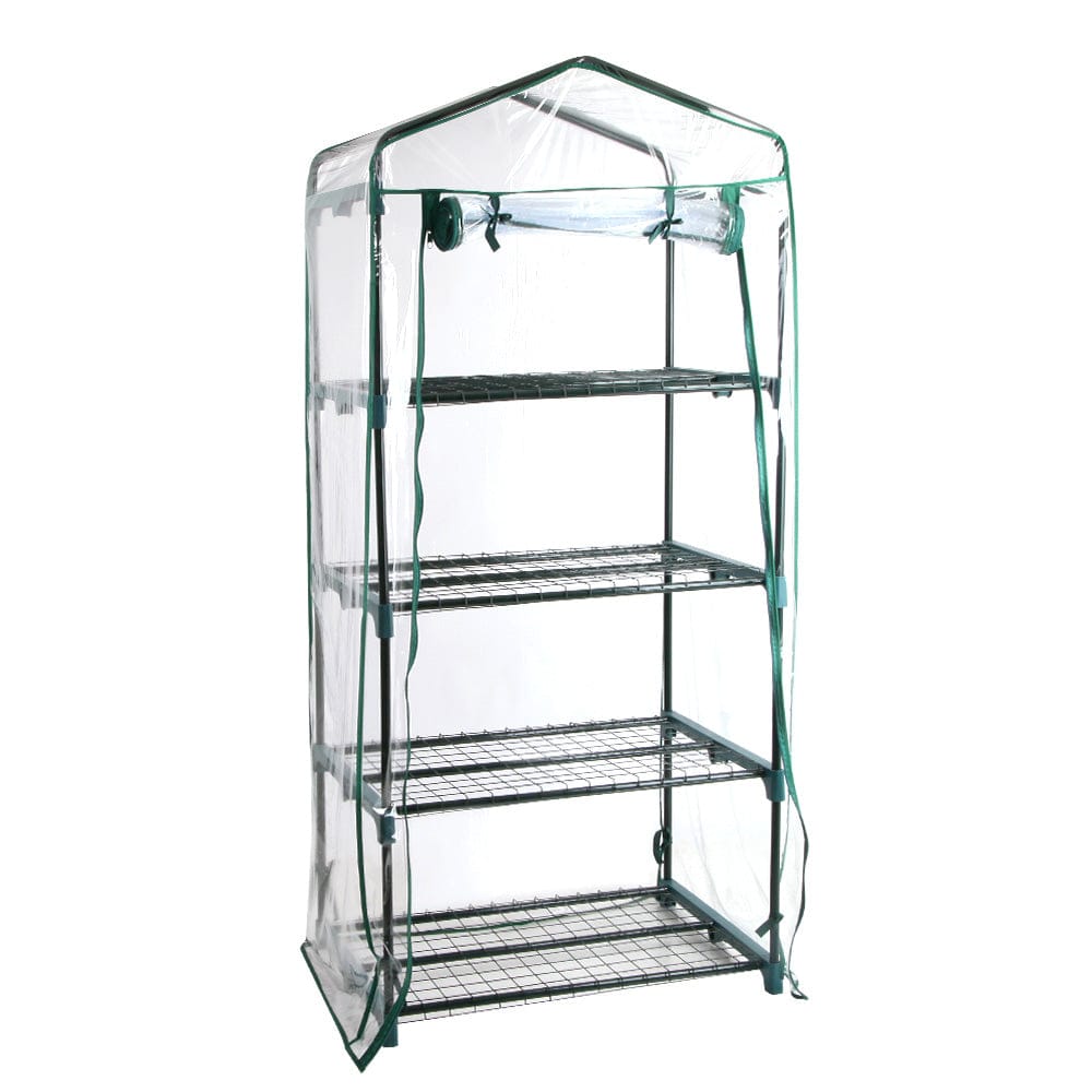 Green Fingers Home & Garden > Greenhouses > Greenhouses & Accessories Green Fingers Greenhouse 4 Tiers Mini Green House Garden Bed Planter Box 1.6x0.7x0.5M