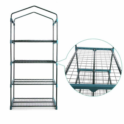 Green Fingers Home & Garden > Greenhouses > Greenhouses & Accessories Green Fingers Greenhouse 4 Tiers Mini Green House Garden Bed Planter Box 1.6x0.7x0.5M