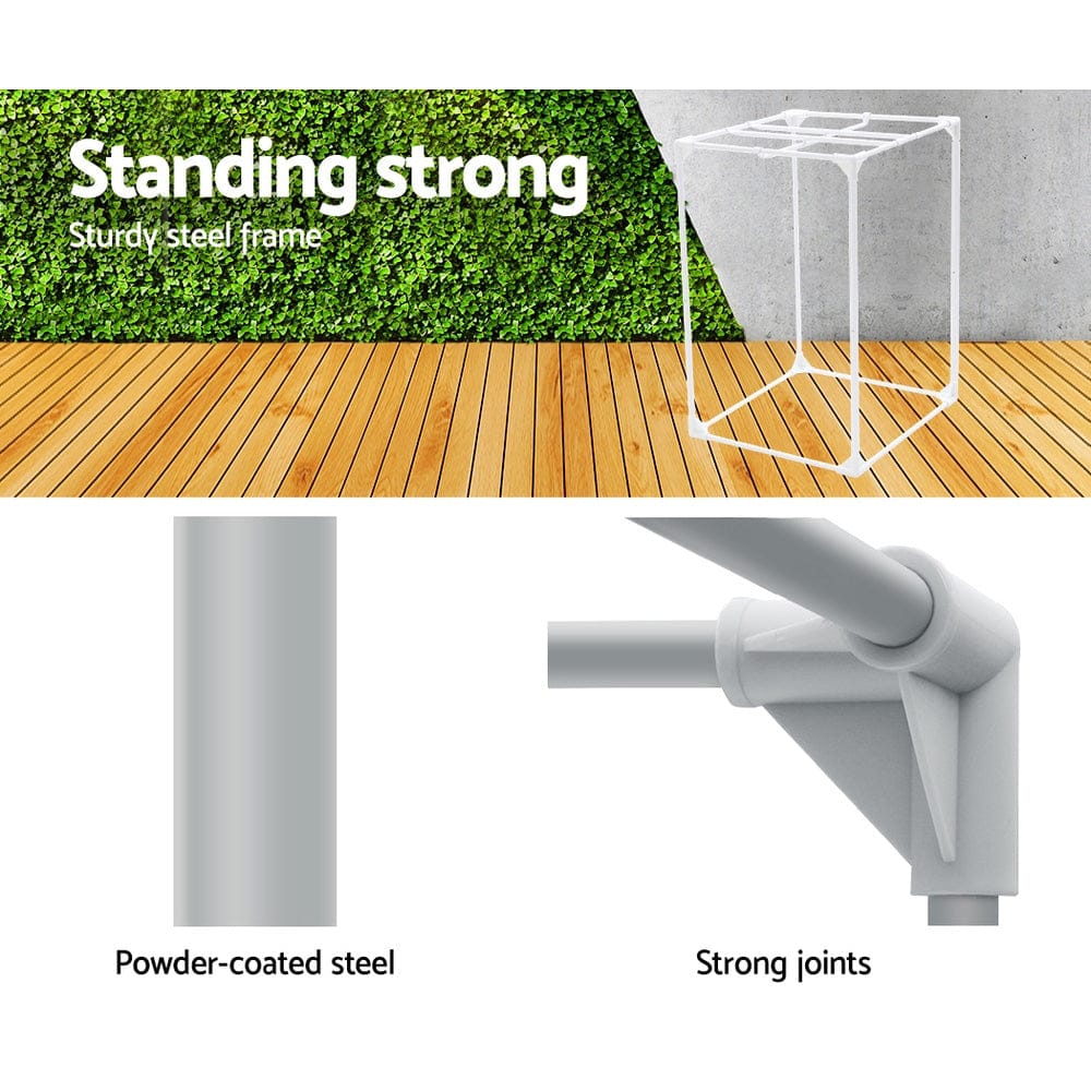 Green Fingers Home & Garden > Greenhouses > Greenhouses & Accessories Green Fingers Grow Tent 60x60x90CM Hydroponics Kit Indoor Plant Room System
