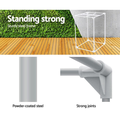 Green Fingers Home & Garden > Greenhouses > Greenhouses & Accessories Green Fingers Grow Tent 60x60x90CM Hydroponics Kit Indoor Plant Room System