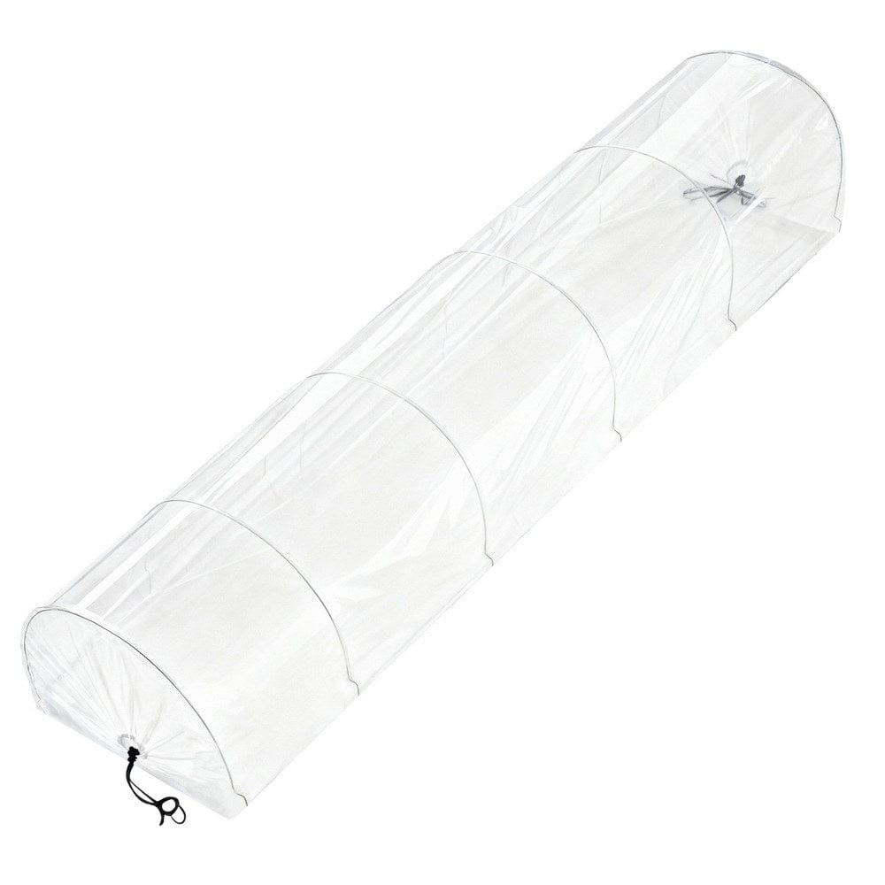 Green Fingers Home & Garden > Greenhouses > Greenhouses & Accessories Green Fingers Mini Greenhouse 300x45x30cm Tunnel Clear PVC Steel Frame Portable