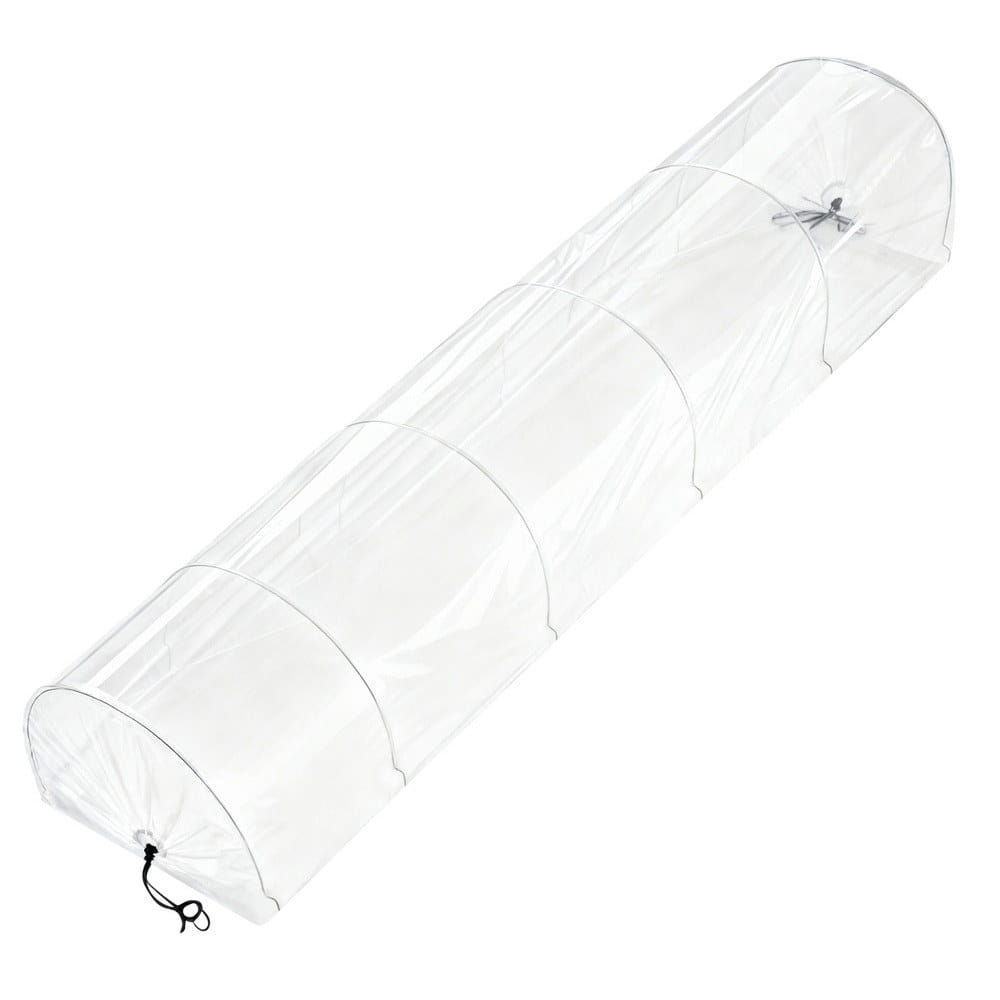 Green Fingers Home & Garden > Greenhouses > Greenhouses & Accessories Green Fingers Mini Greenhouse 300x45x30cm Tunnel Clear PVC Steel Frame Portable