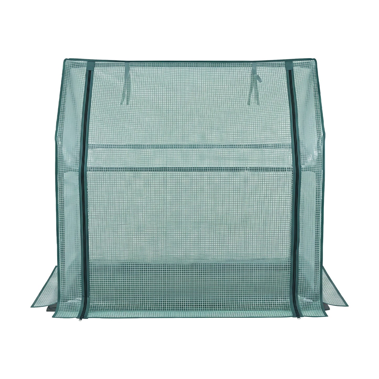 Green Fingers Home & Garden > Greenhouses > Greenhouses & Accessories Green Fingers Mini Greenhouse 91x46x84cm Steel Frame PE Cover Outdoor Shelter