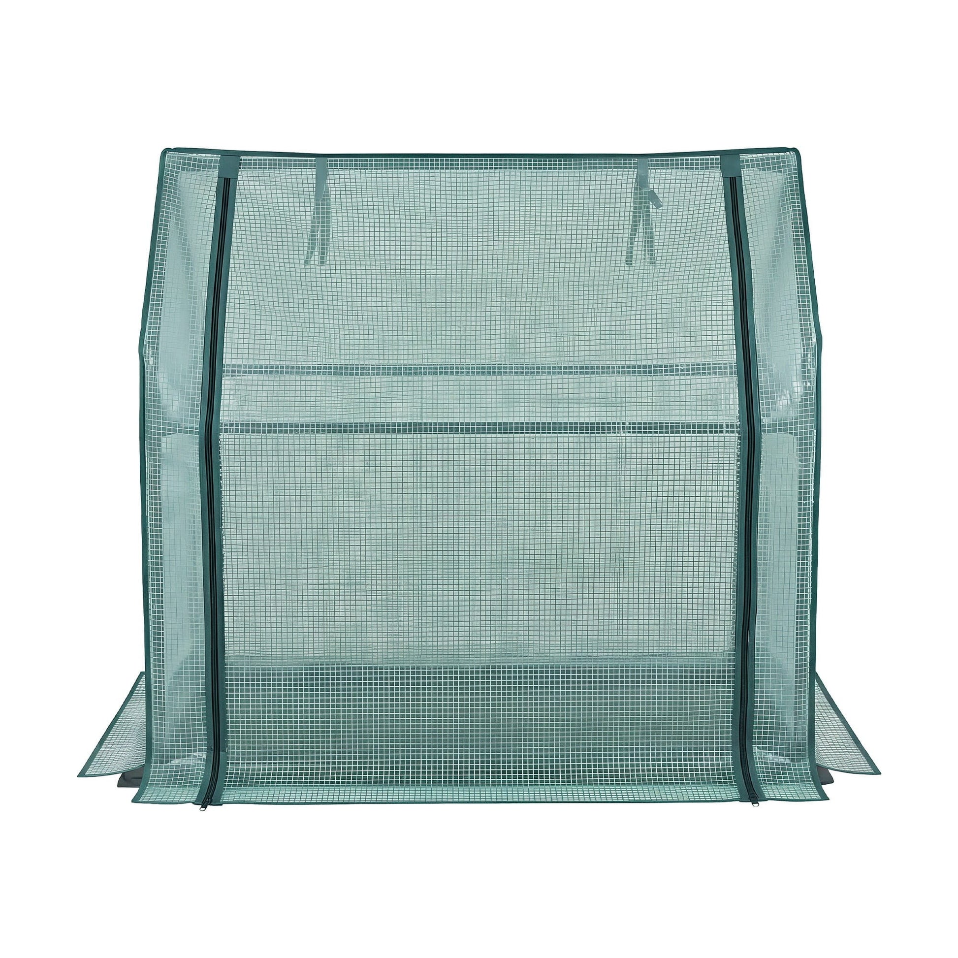 Green Fingers Home & Garden > Greenhouses > Greenhouses & Accessories Green Fingers Mini Greenhouse 91x46x84cm Steel Frame PE Cover Outdoor Shelter