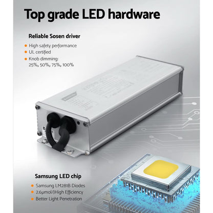 Green Fingers Home & Garden > Greenhouses > Greenhouses & Accessories Greenfingers Max 150W Grow Light LED Full Spectrum Indoor Plant All Stage Growth
