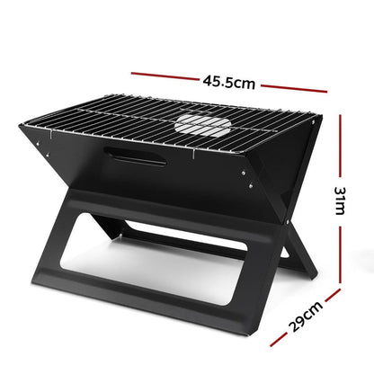 Grillz Home & Garden > BBQ > BBQ Tools Grillz BBQ Grill Charcoal Smoker Foldable