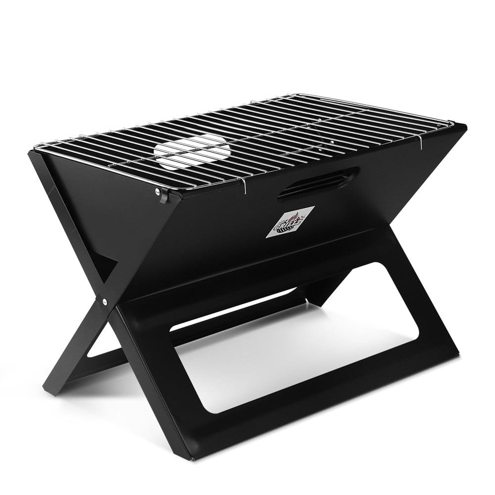 Grillz Home & Garden > BBQ > BBQ Tools Grillz BBQ Grill Charcoal Smoker Foldable