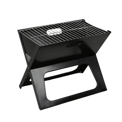 Grillz Home & Garden > BBQ > BBQs & Accessories Grillz BBQ Grill Charcoal Smoker Outdoor Portable Camping Folding Steel Barbecue
