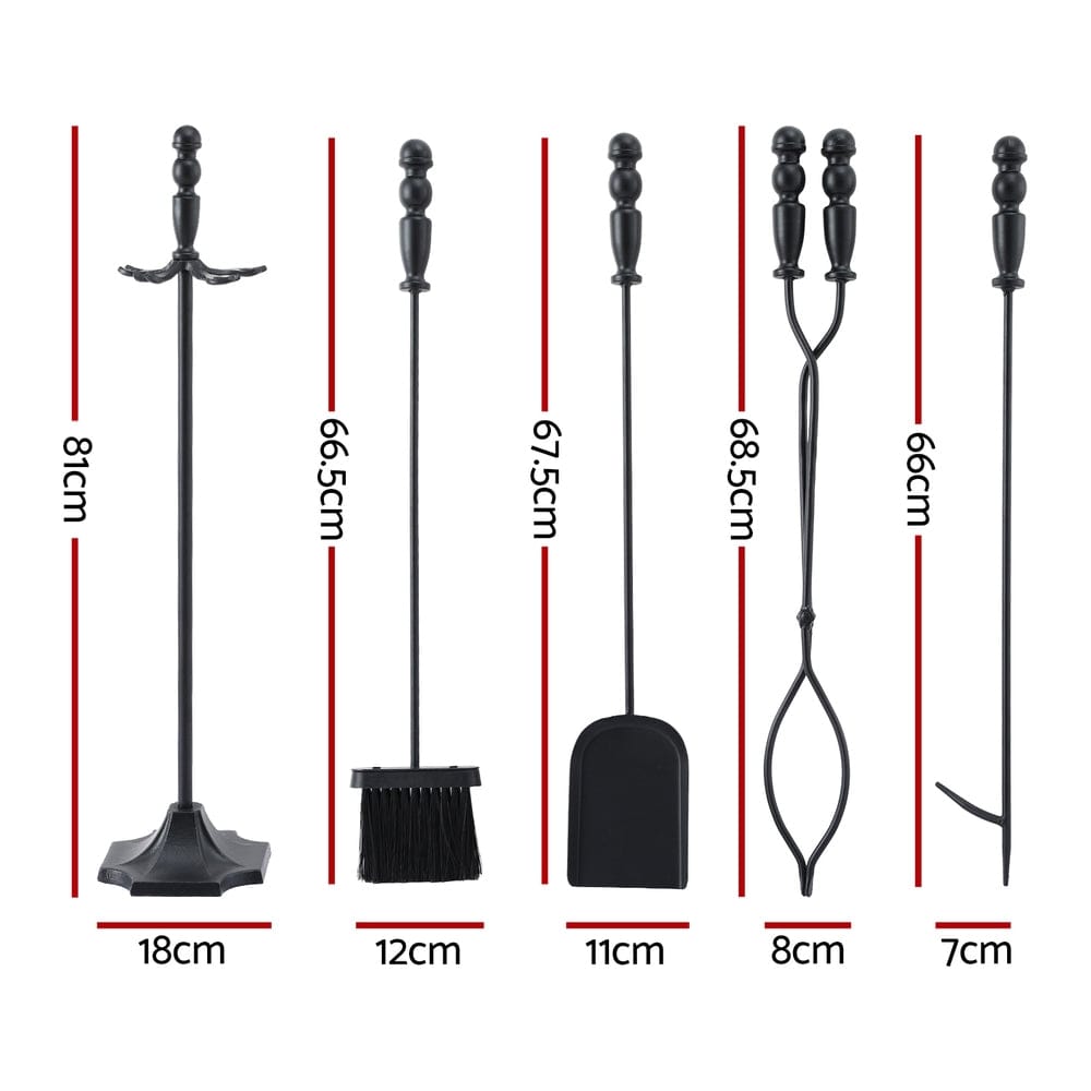 Grillz Home & Garden > Firepits > Fire Pit Accessories Grillz Fire Pit Tool Set 5 PCS