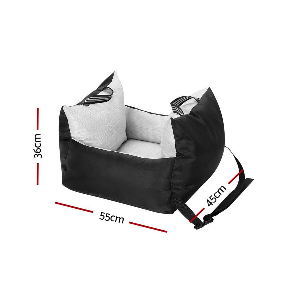 i.Pet Auto Accessories > Auto Accessories Others > Automotive Decor i.Pet Dog Car Seat Booster Cover Dog Bed Portable Waterproof Belt Non Slip