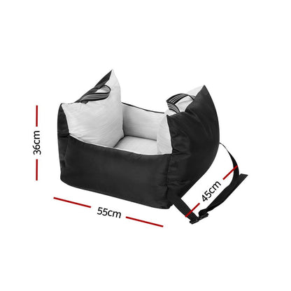 i.Pet Auto Accessories > Auto Accessories Others > Automotive Decor i.Pet Dog Car Seat Booster Cover Dog Bed Portable Waterproof Belt Non Slip