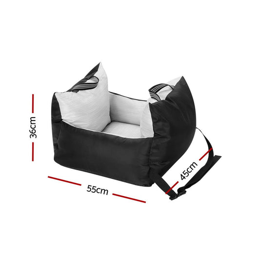 i.Pet Auto Accessories > Auto Accessories Others > Automotive Decor i.Pet Dog Car Seat Booster Cover Dog Bed Portable Waterproof Belt Non Slip